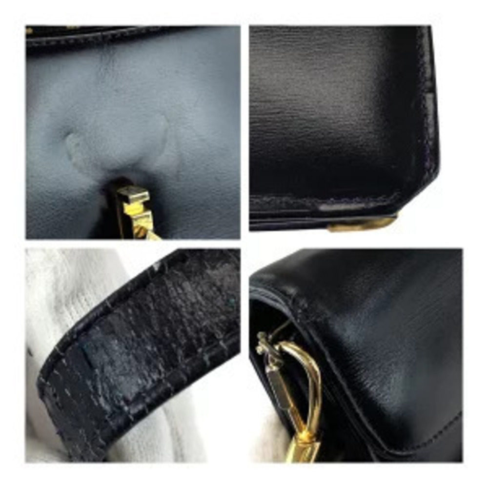 Christian Dior Black Leather Shoulder Bag Pouch - Picture 5 of 9